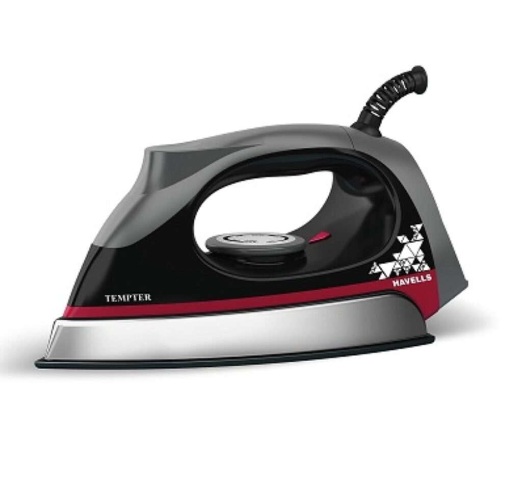 Havells Tempter 1000W Dry Iron Press with Greblon E2 Grade