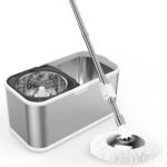 Upyogh Spin Mop with Bucket, Stainless Steel Body