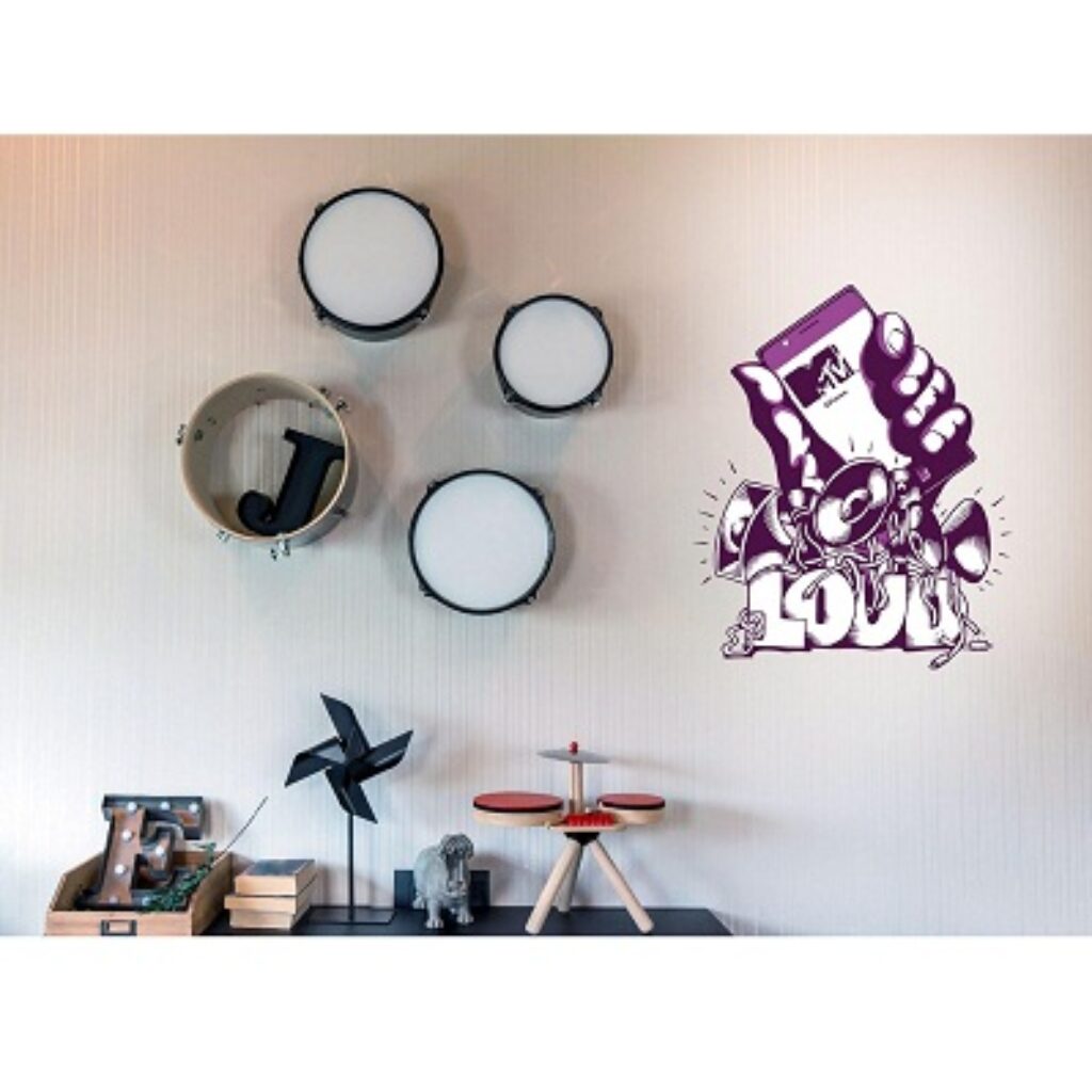 Asian Paints Wall Ons Original MTV 'XL' Wall Decal