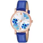 REDSKY Analog Flower Design Multicolor Dial Ladies Wrist Watch for Women