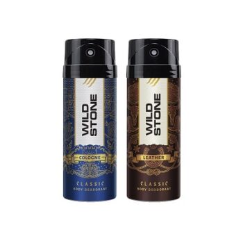 Wild Stone Classic Cologne and Leather Long Lasting Deodorants