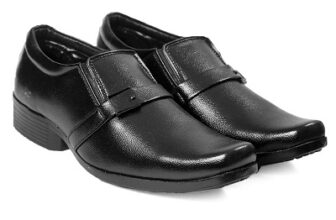 YUVRATO BAXI Men's Synthetic Material Office Wear Moccasin Formal Slip-on Shoe