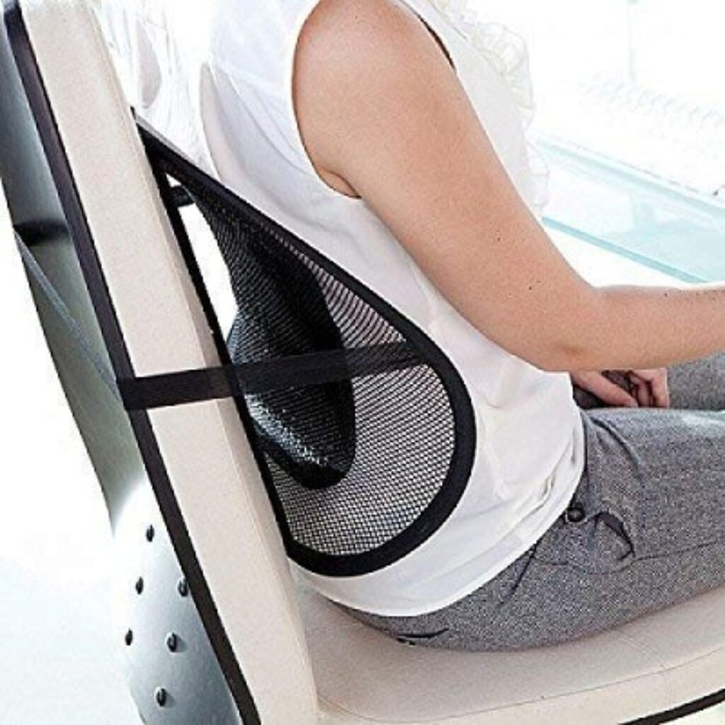 BINSBARRY Ventilation Back Rest with Lumbar Support