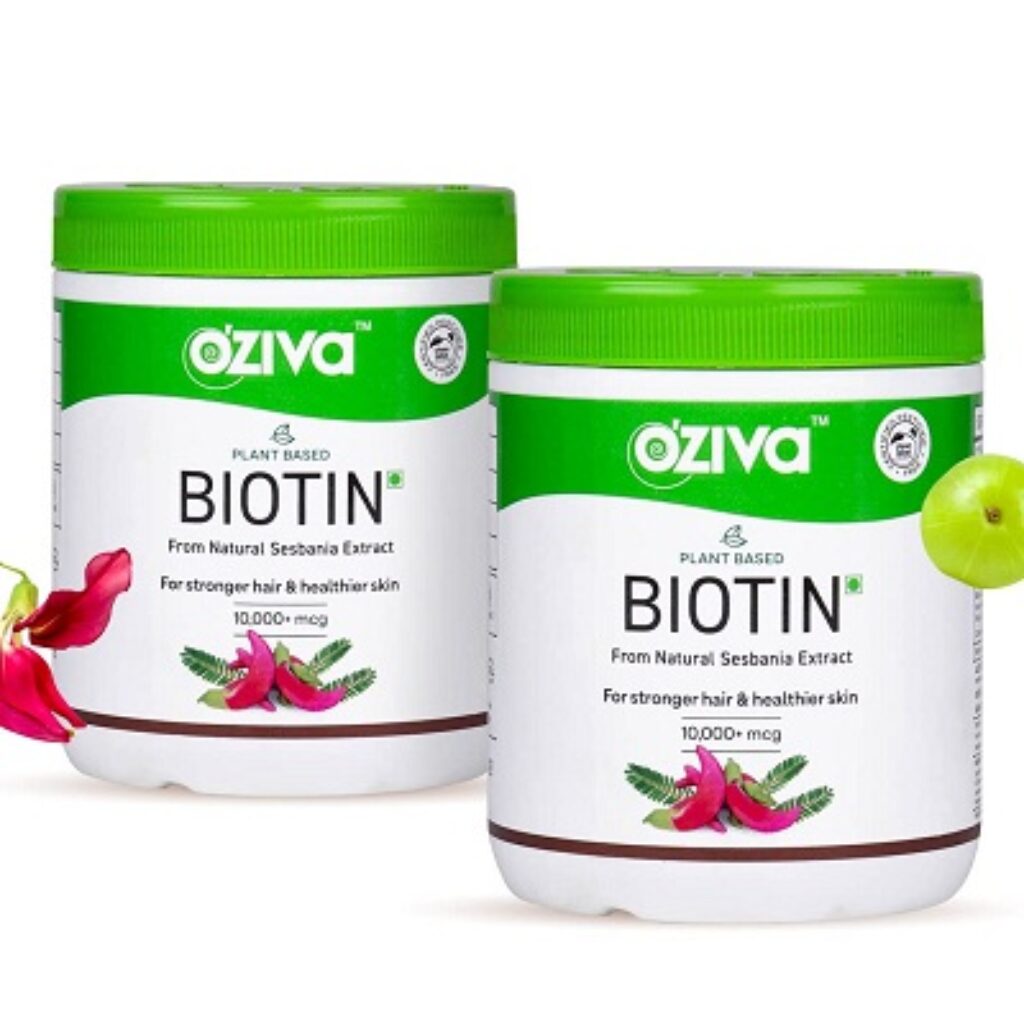 OZiva Plant Based Biotin for Hair Growth