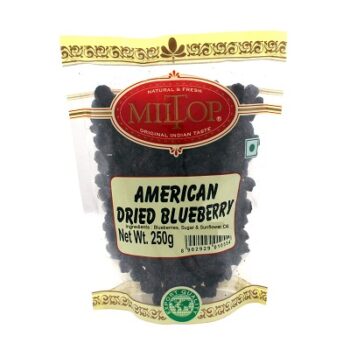 Miltop American Dried Blueberries, 250g