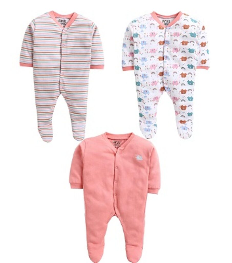 BUMZEE Unisex's Regular fit Sleepsuit