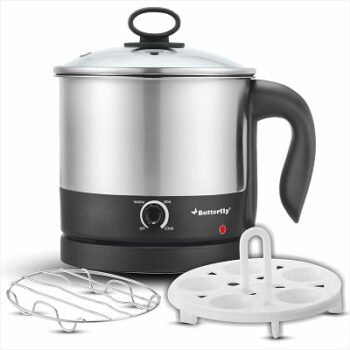 Butterfly Matchless Multi Kettle 1.2 liter - With Egg Rack + Ss Rack, 600 Watts