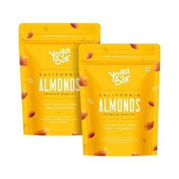 Yogabar California Almonds 1kg | Badam Giri
