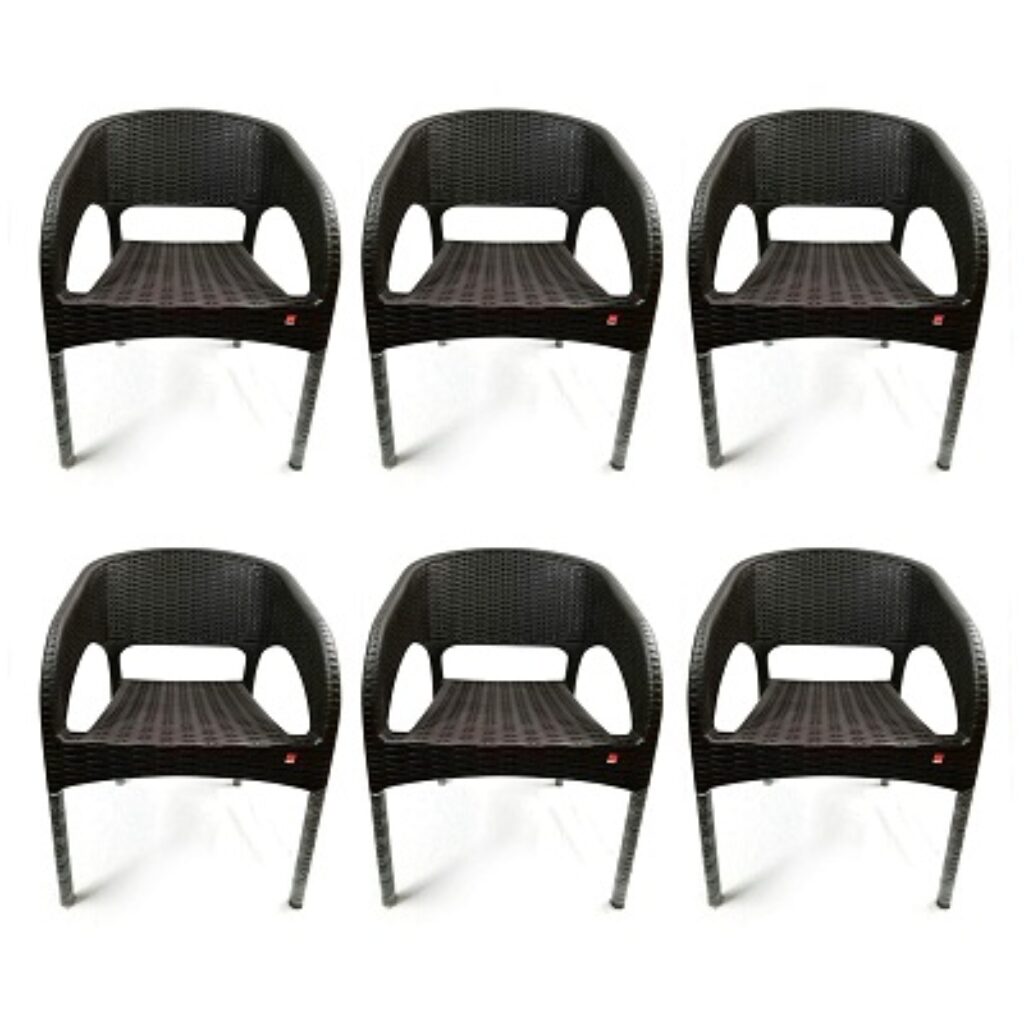 Cello Kraze Chair Brown (Set of 6)