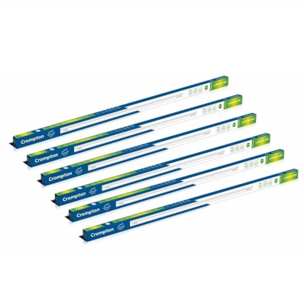 Crompton Laser Ray Neo 20W LED Batten (Warm White) - Pack of 6