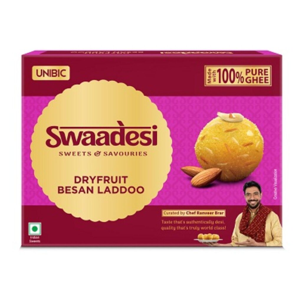 Unibic Swaadesi Dryfruit Besan Laddoo