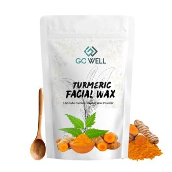 Go Well Turmeric Power Facial Wax For Hair Removal For Women