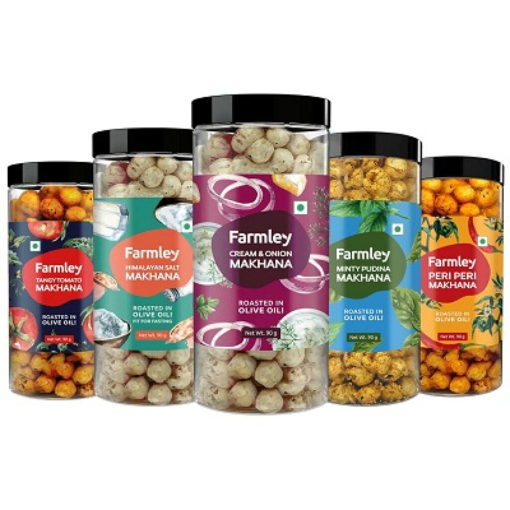 Farmley Roasted&Flavoured Healthy Makhana Snacks