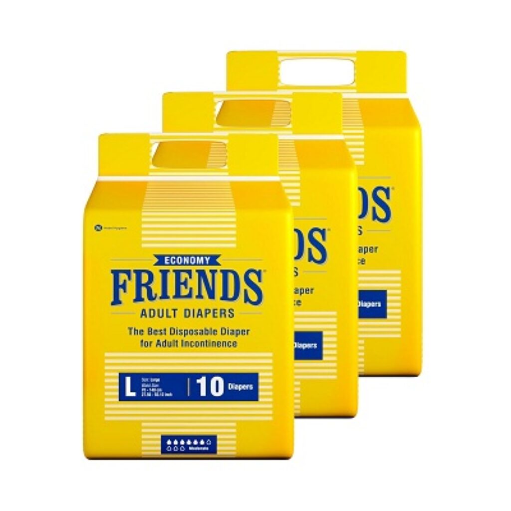 Friends Economy Adult Diapers Tape Style