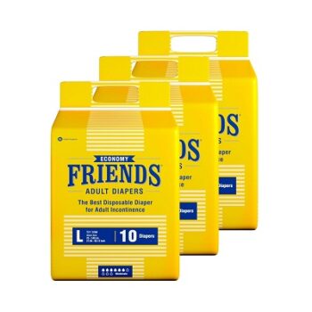 Friends Economy Adult Diapers Tape Style