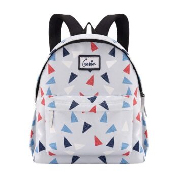 Genie Confetti 16 Inch Grey Casual Backpack