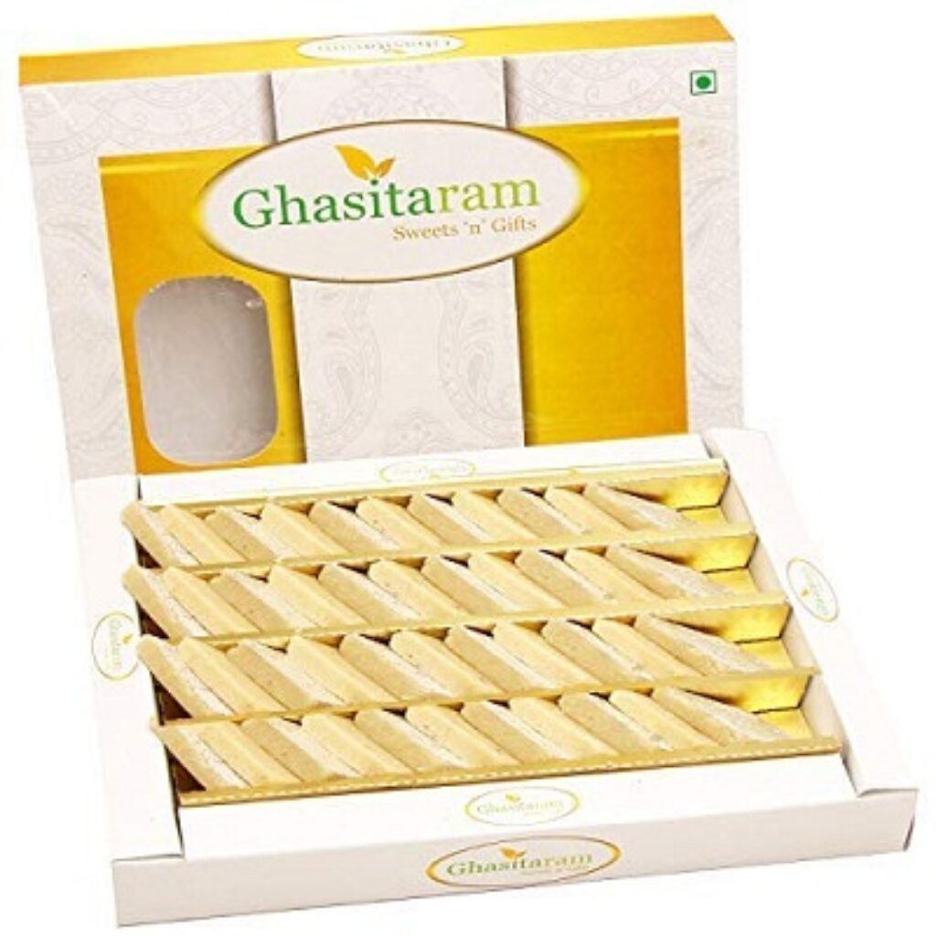 Ghasitaram Gifts Pure Kaju Katlis Box, 400g