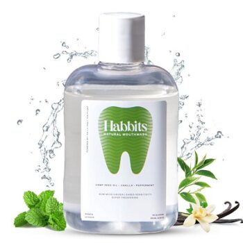 Habbits Sensitivity Relief Vanilla & Peppermint Natural Mouthwash