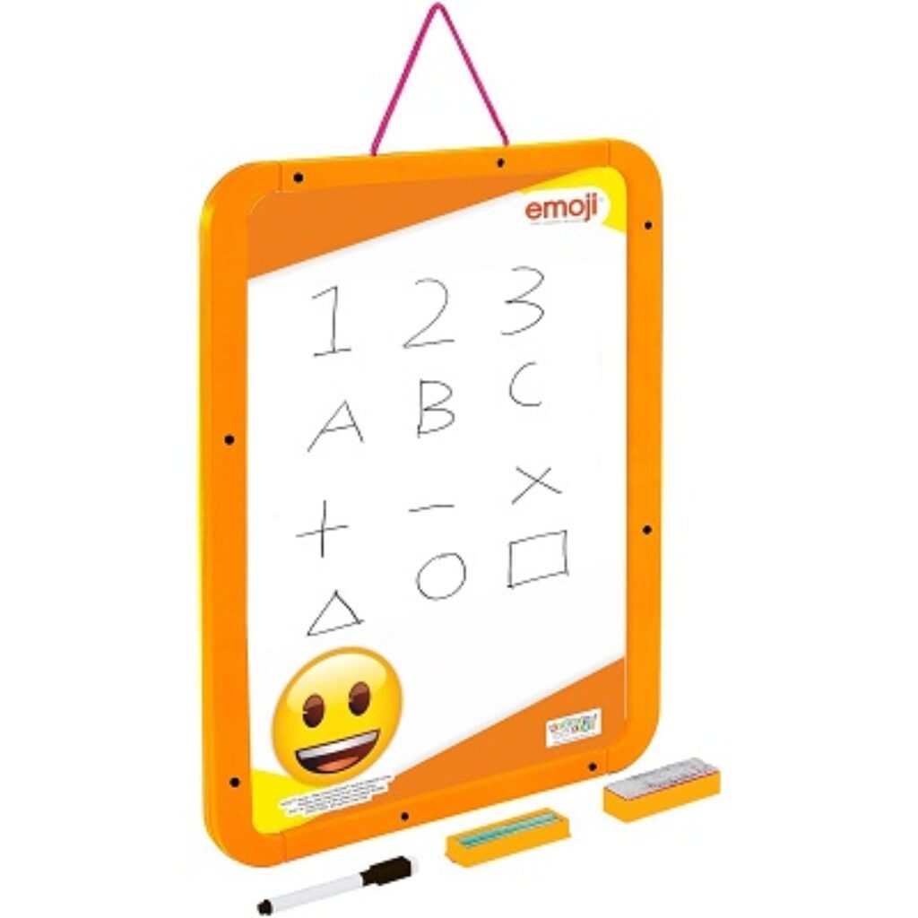 Emoji 2 in 1 Wooden Hanging Board for Kids