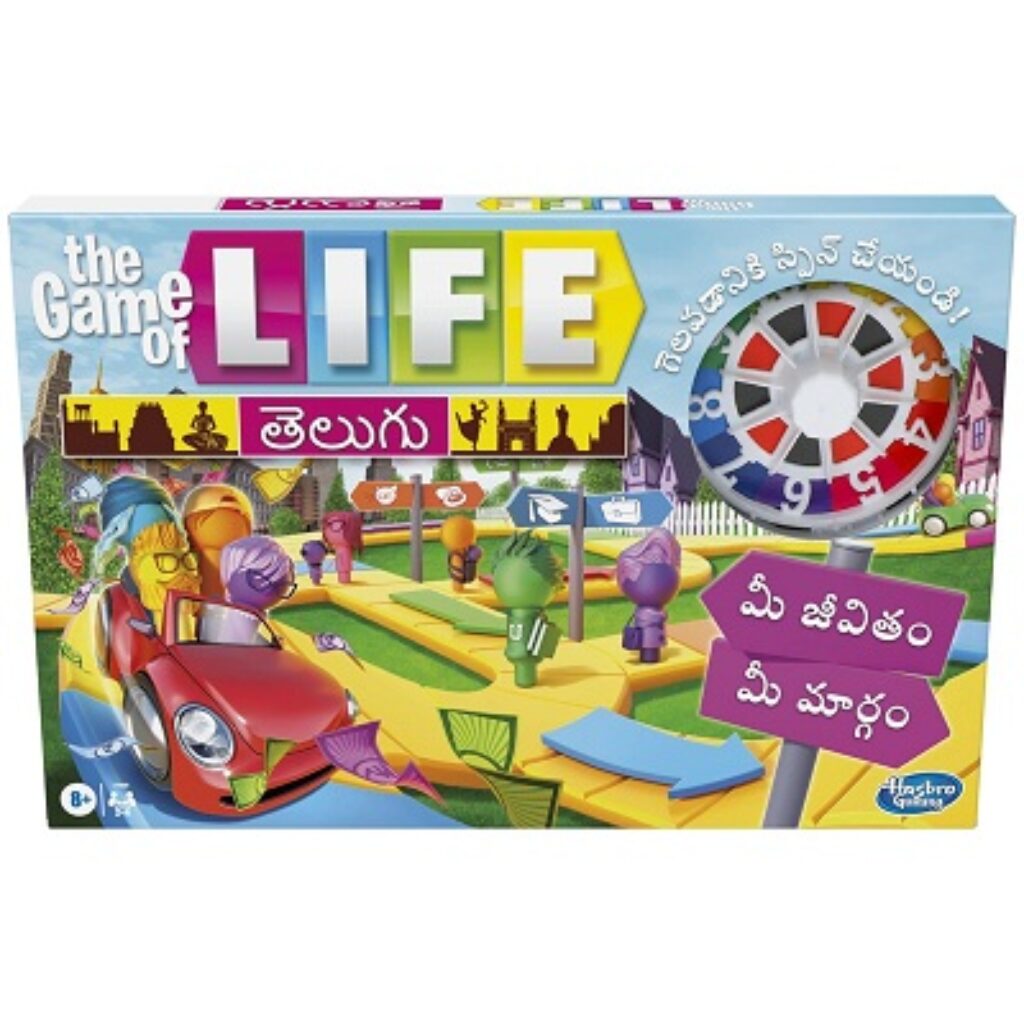 Hasbro Gaming The Game of Life Game in Telugu