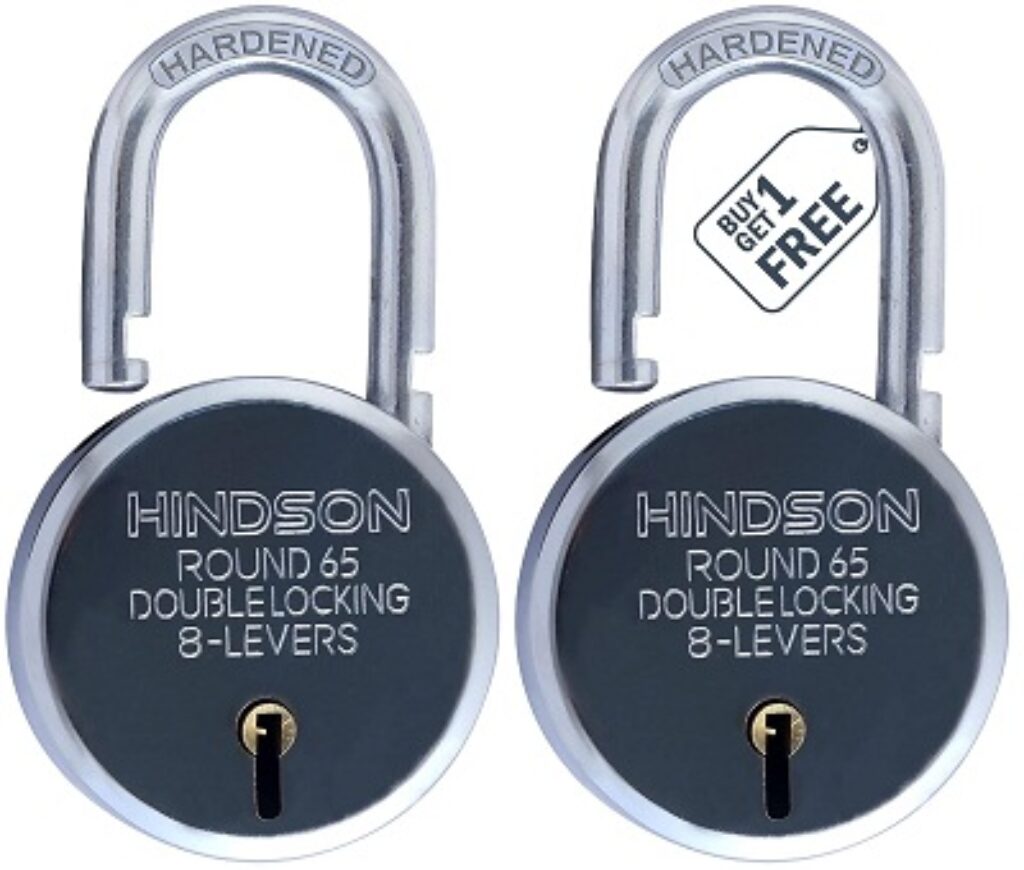 HINDSON India Round 65mm Lock | Metal Body