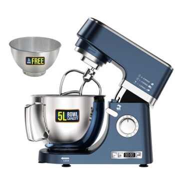 INALSA Stand Mixer With Die Cast Body & Free Mixing Bowl