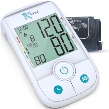 K-Life Model BPM-108 Fully Automatic Digital Electronic Blood Pressure Checking Monitor (white)