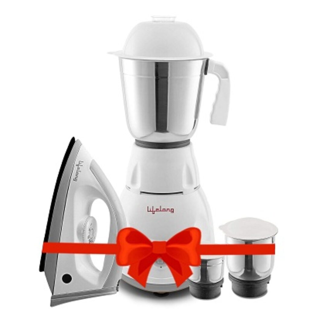 Lifelong Power - Pro 500 Watt 3 Jar Mixer Grinder