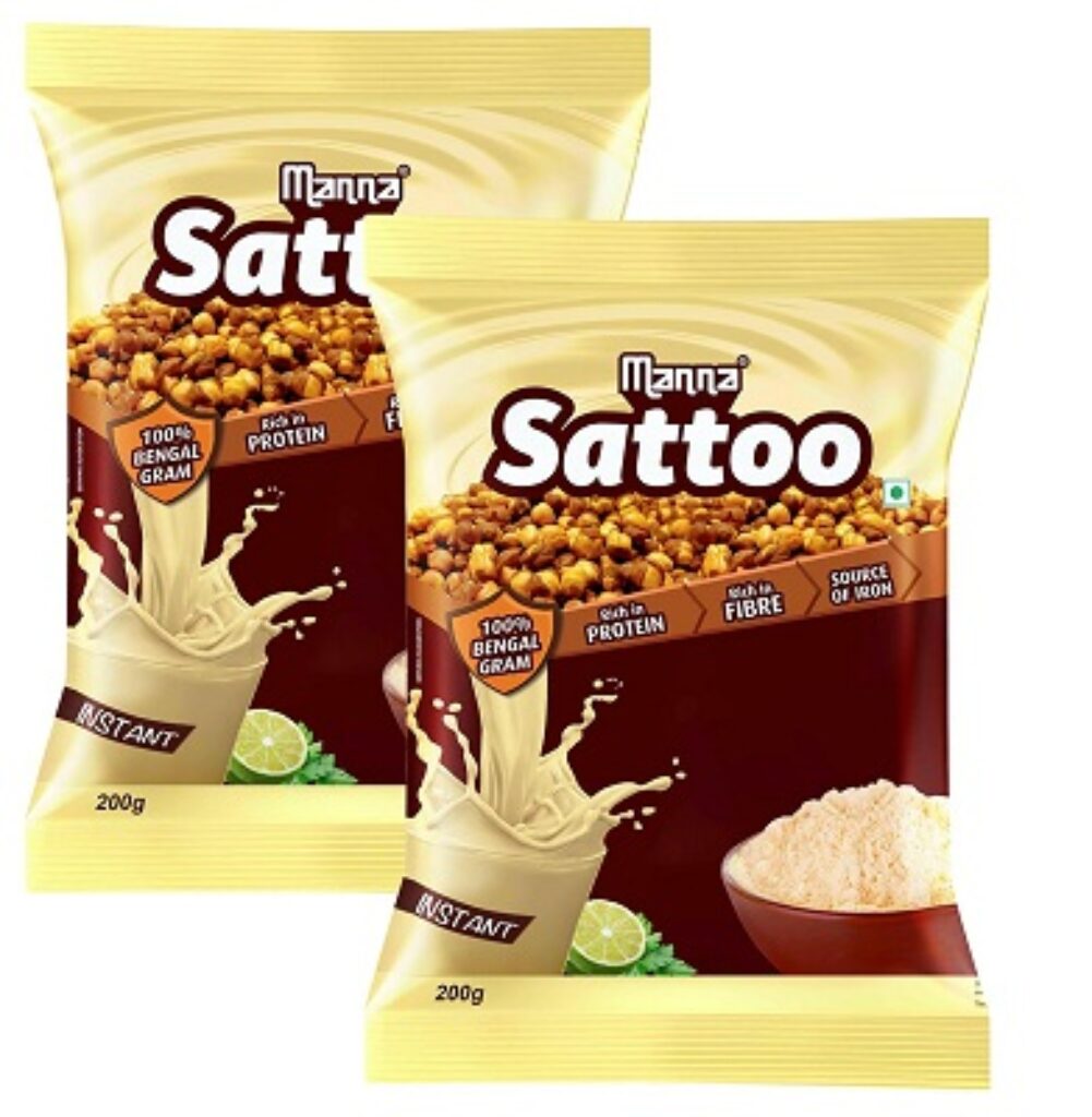 Manna Sattu Atta 400g 100% Channa Sattu Roasted