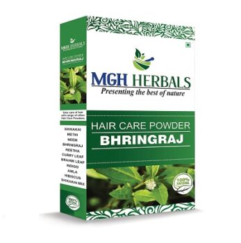 MGH Herbals 100% Pure Bhringraj Powder For Hair Growth