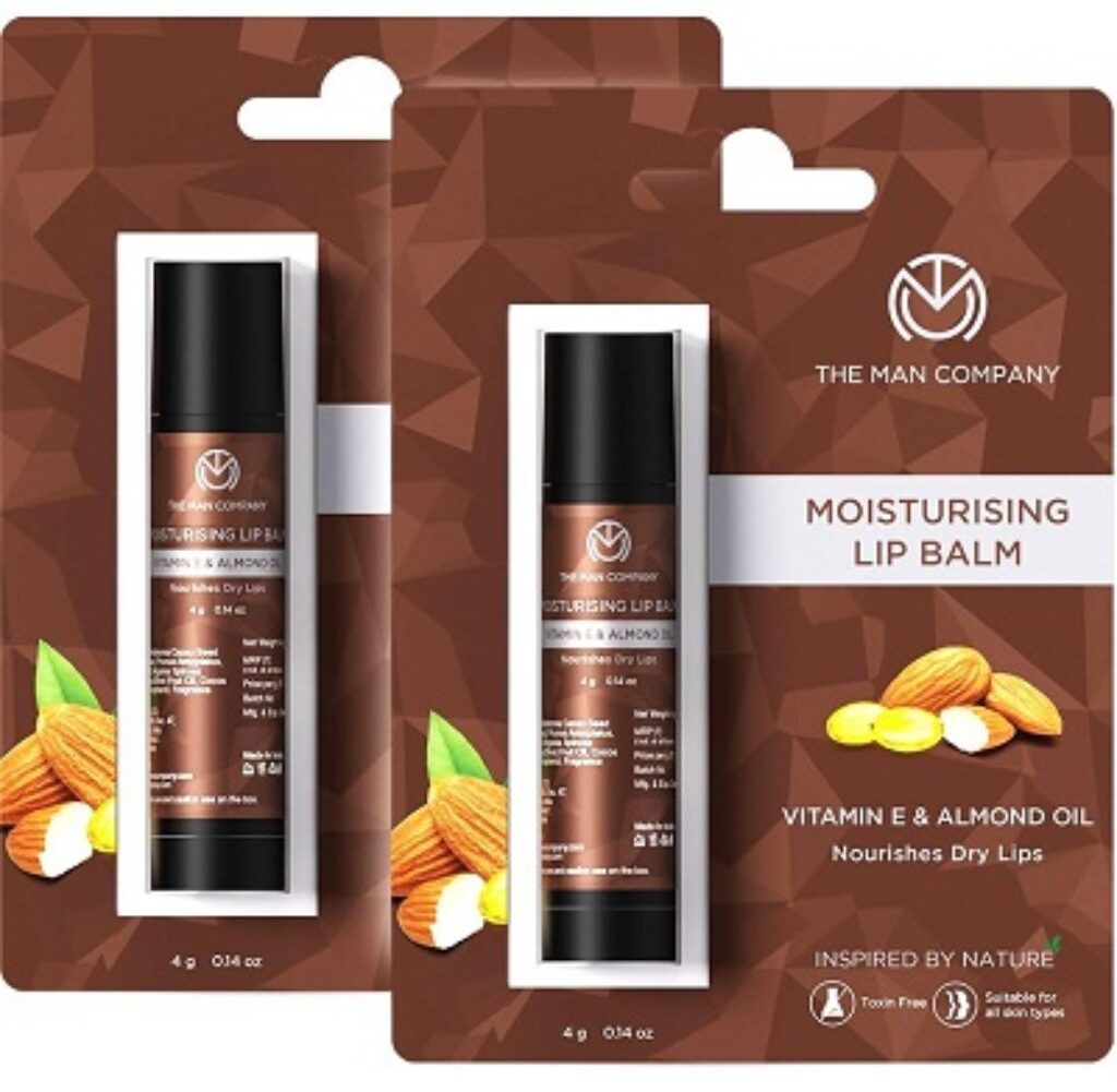 The Man Company Nourishing Lip Balm for Soft & Moisturised Lips