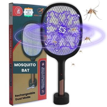 Mr. Mogli Mosquito Racket UV Light - 6 Months Warranty