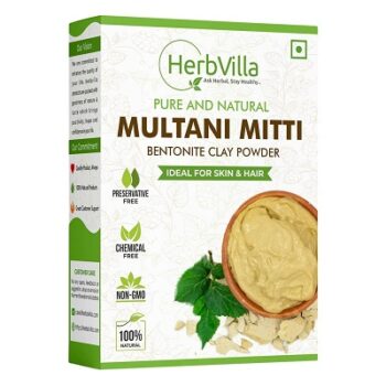 Herbalvilla Natural Multani Mitti Powder for Face Pack
