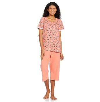 SUGR Women's Polyester Graphic Print Nightwear Set