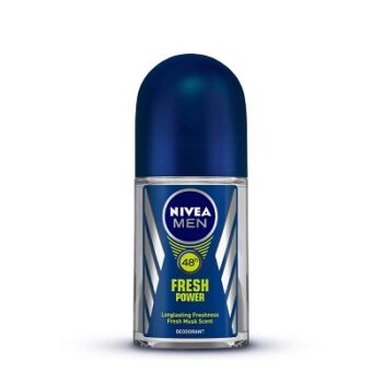 Nivea Deodorant Roll On, Fresh Power for Men, 50ml