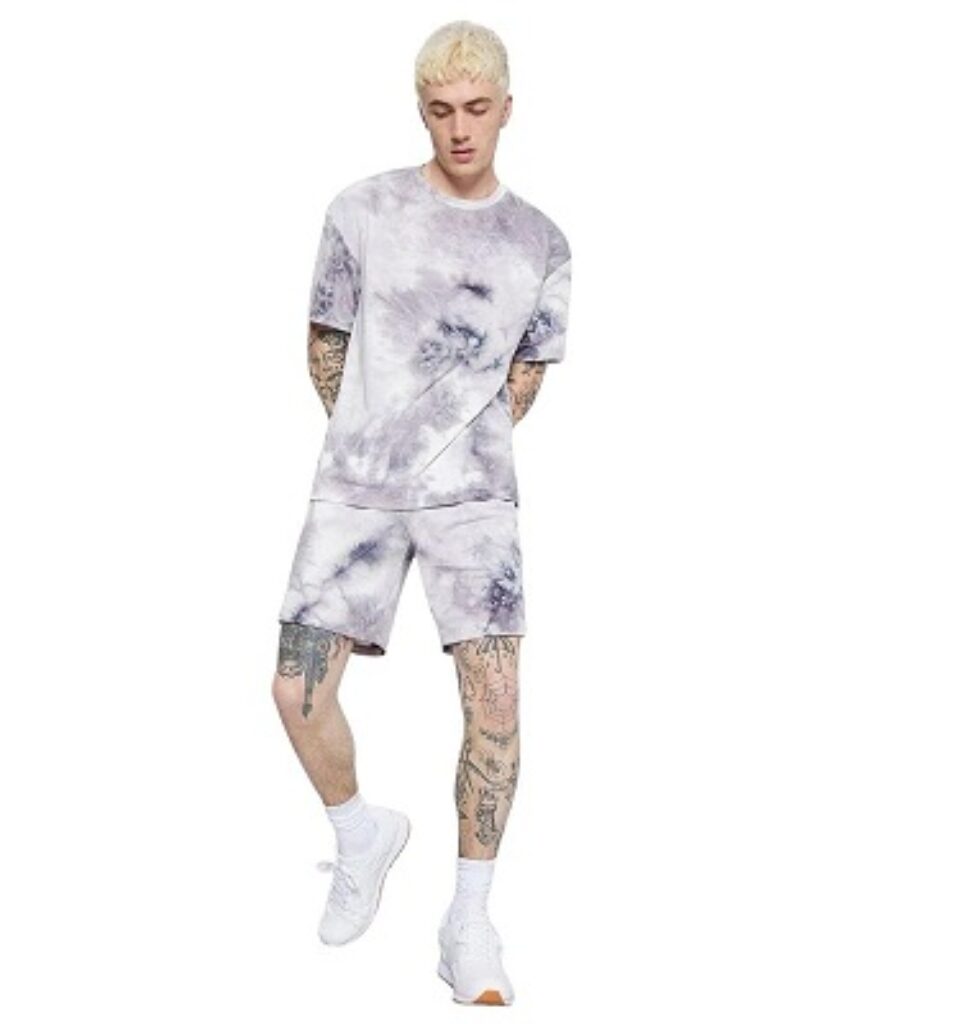 GRECIILOOKS Unisex Tie Dye Pajama Set