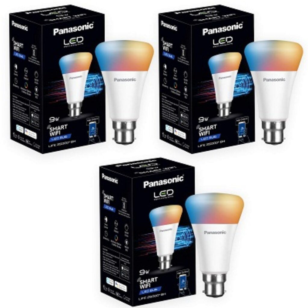 Panasonic B22 9 Watt Wi-Fi Enabled Smart Bulb,