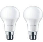 PHILIPS b22d LED Bulb, (Golden Yellow, 7W) Pack of 2