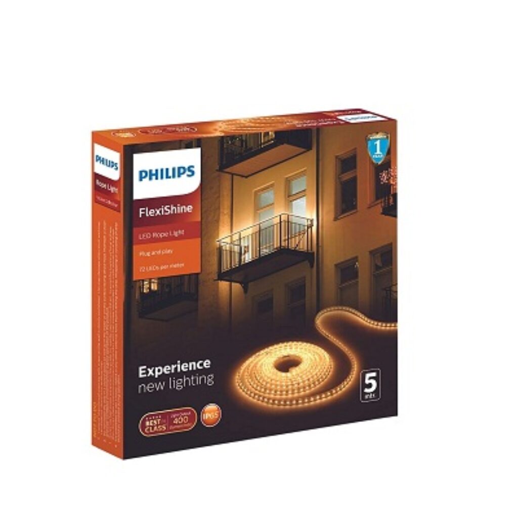 PHILIPS FlexiShine 5 Meter Plug n Play LED Rope Light (Blue)