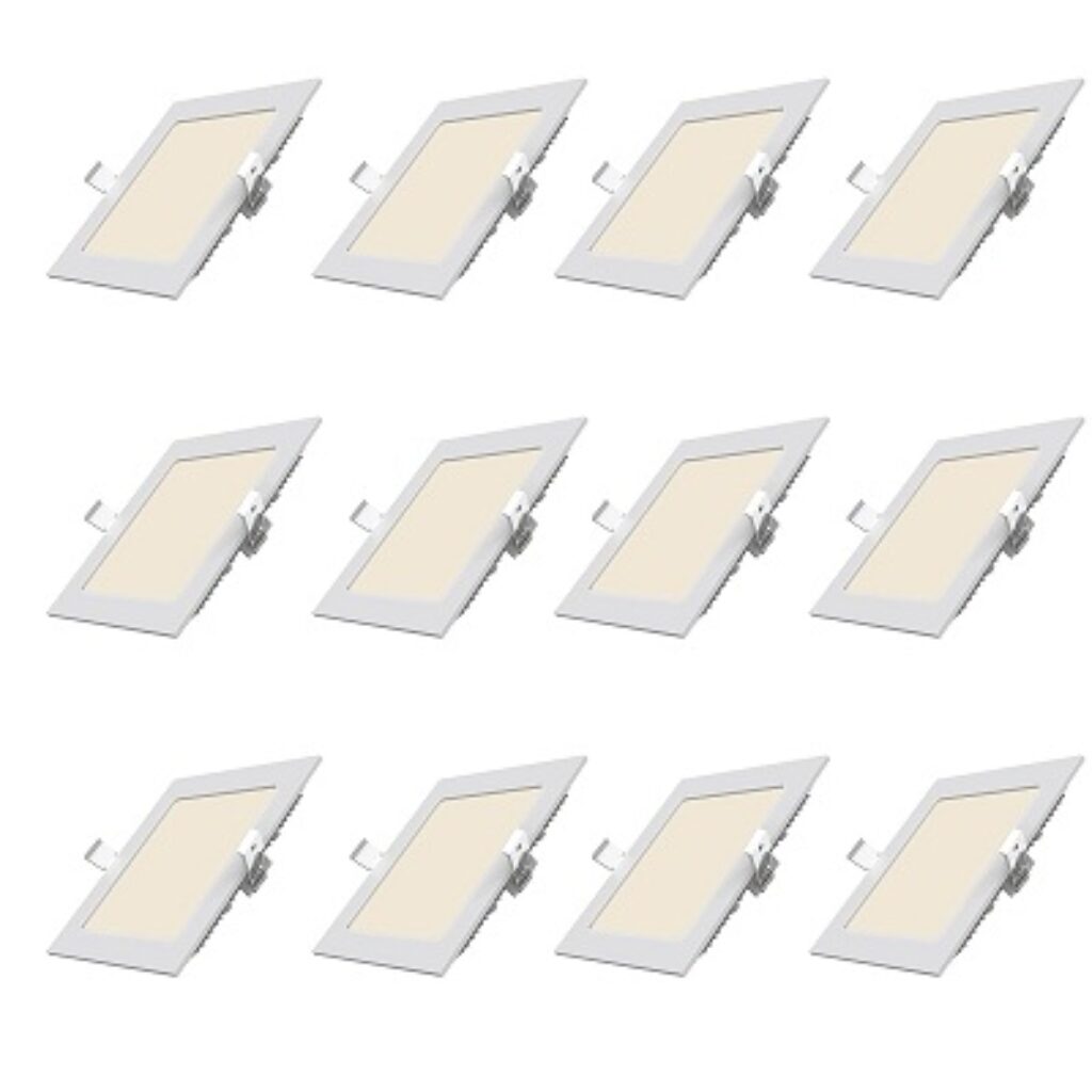 Polycab 3W LED Panel Light Scintillate Edge Slim Square Smart Offers Bright Lumination Long Lifespan