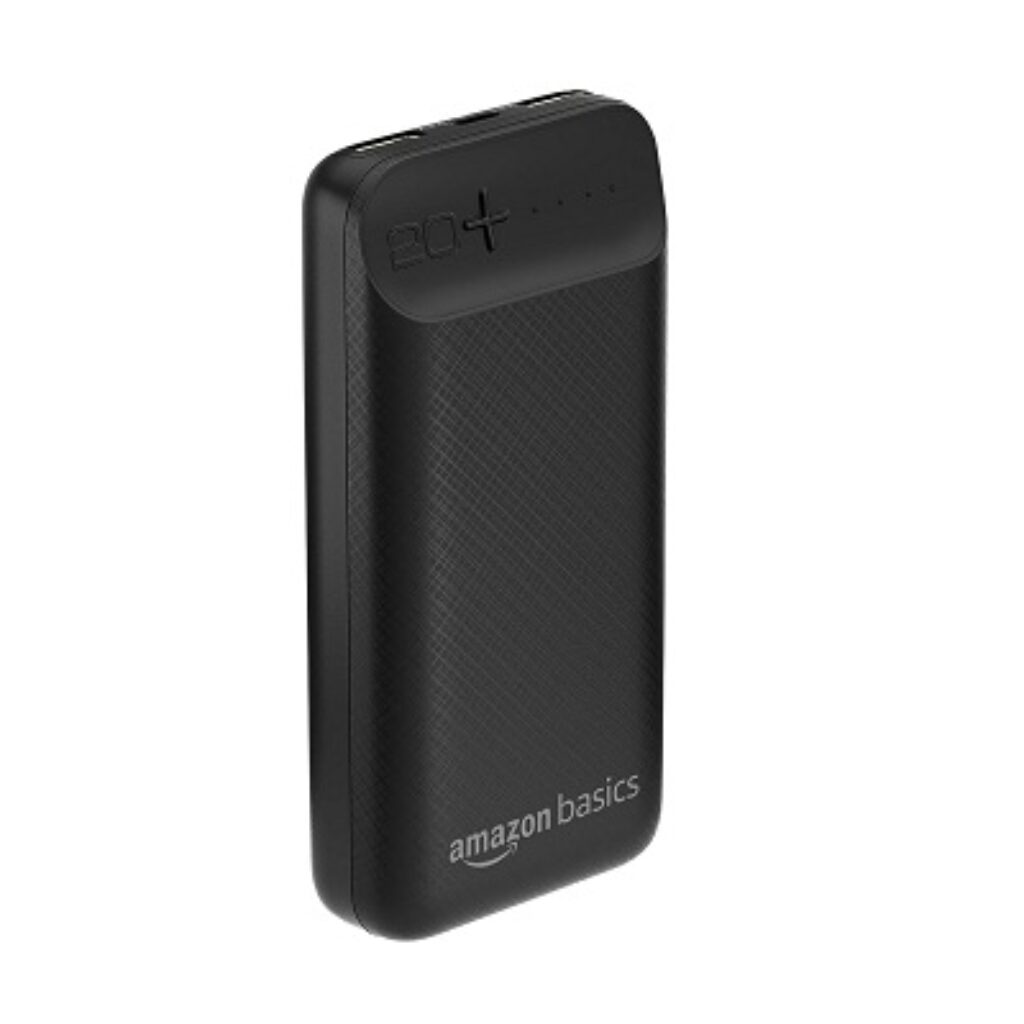 Amazon Basics 20000mAh 12W Lithium-Polymer Power Bank