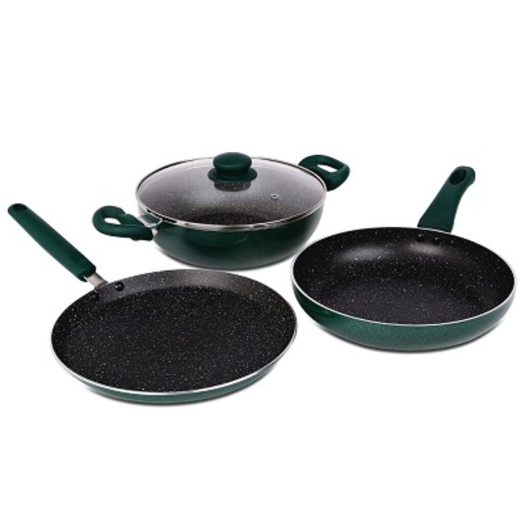 Prestige Omega Deluxe Non-Stick Cookware 3 Pc Set