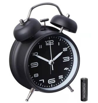 pxy Metal Alarm Clocks ,4" Loud Alarm Clock