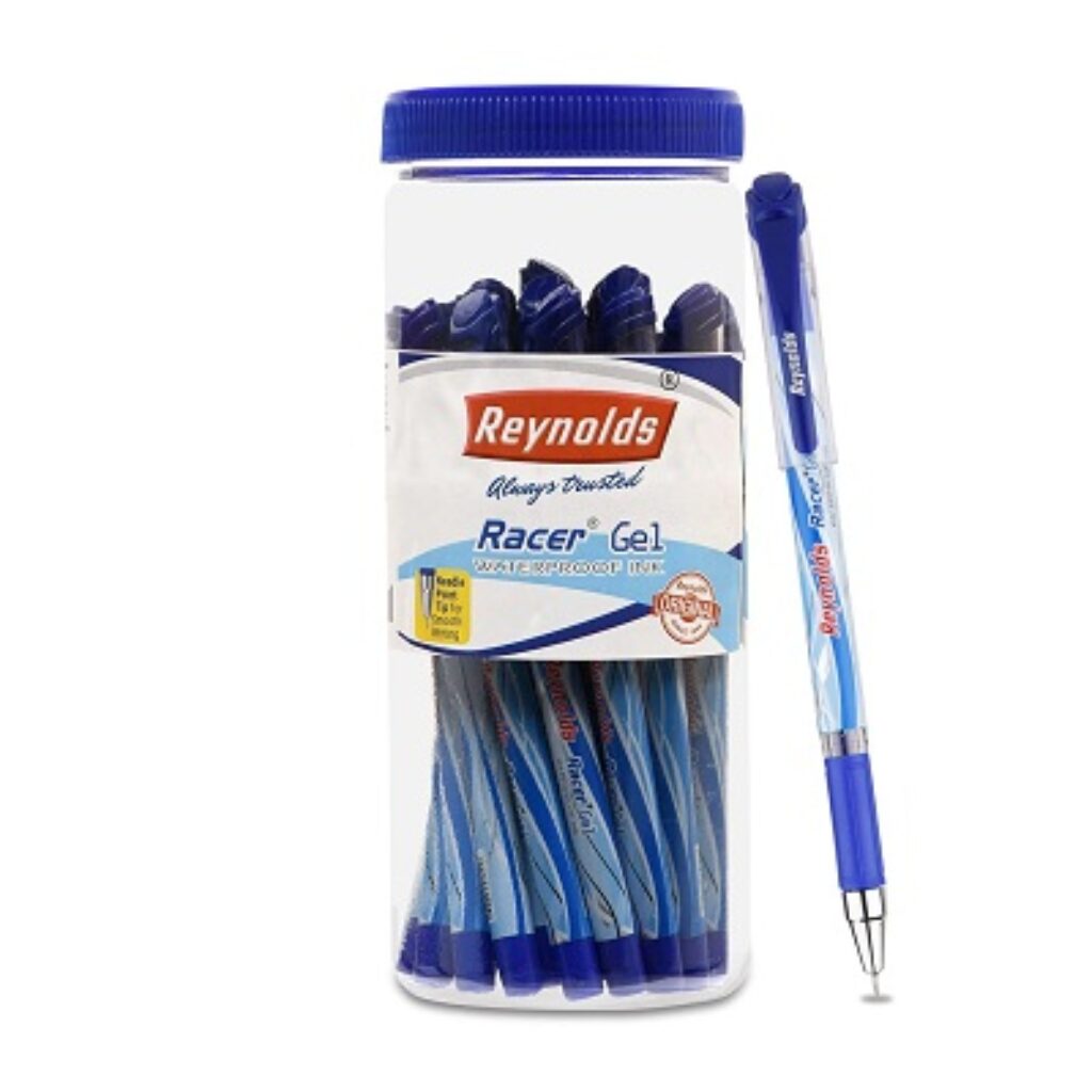 Reynolds RACER GEL 20 CT JAR - BLUE | Gel Pen Set