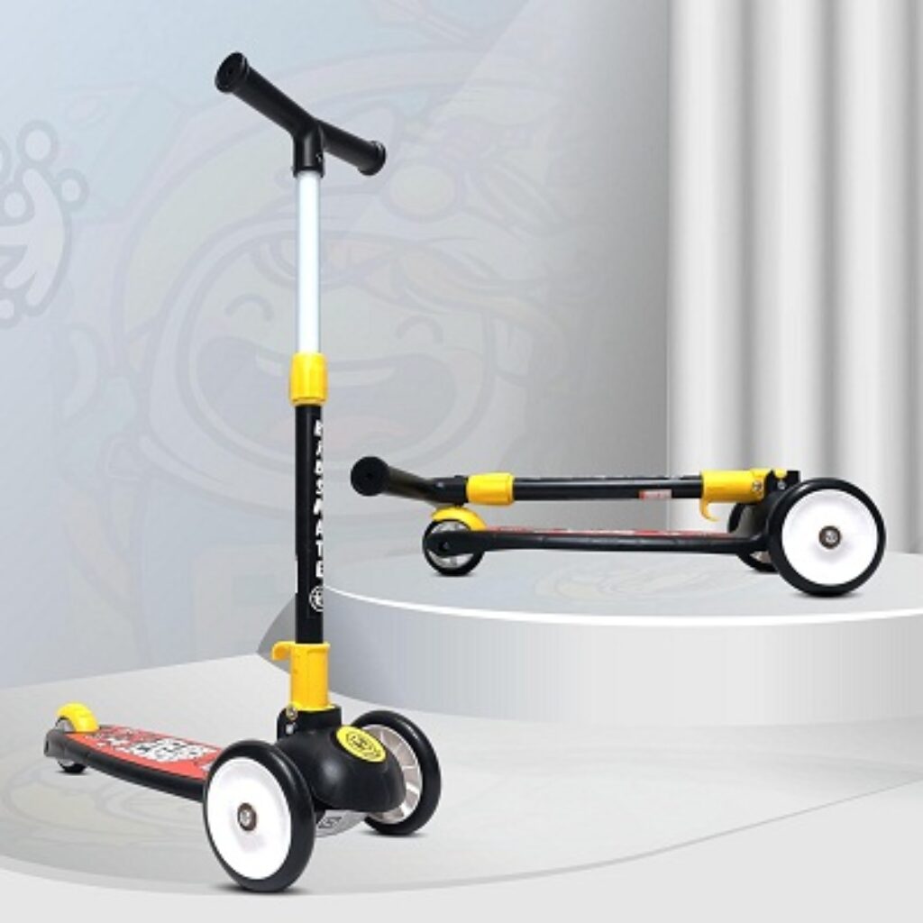 Kidsmate Leo Kick Scooter for Kids, 4 Adjustable Height Scooter