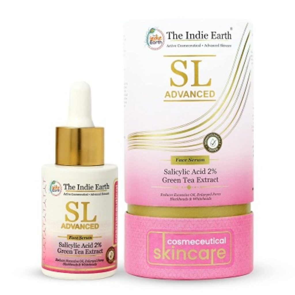 The Indie Earth SL Advanced Salicylic Acid 2% & Green Tea Extract Face Serum