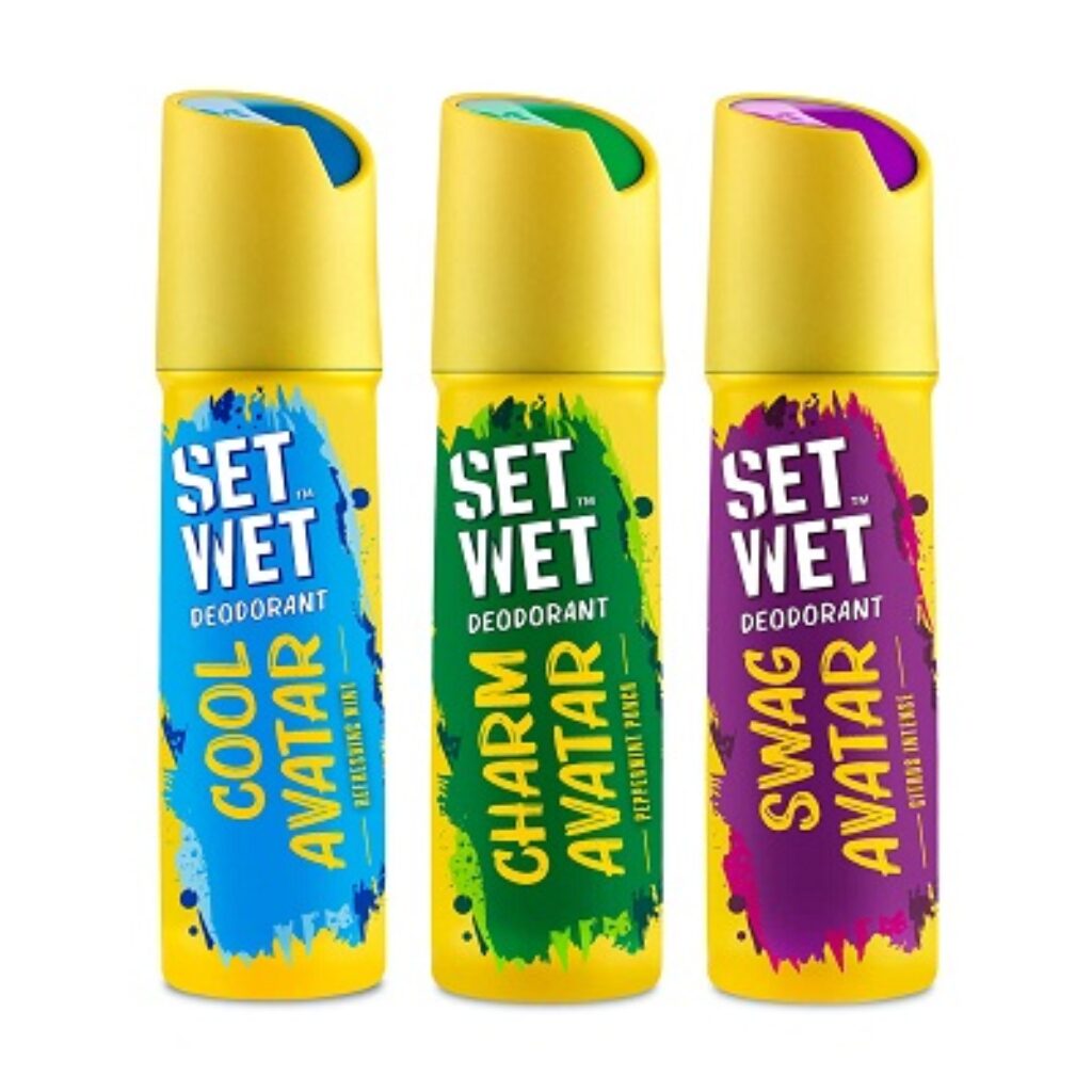 SET WET Deodorant Spray Perfume