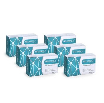 Melamaxx Glutathione Skin Whitening Soap 450 Gm Pack of 6 (6 x 75 Gm)