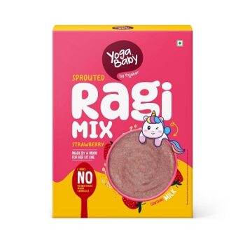 Yogababy by Yogabar Sprouted Ragi Mix - Strawberry- 200g