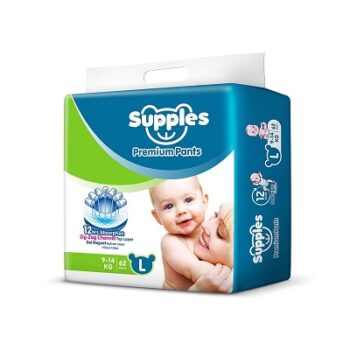 Supples Premium Diapers, Large (L),